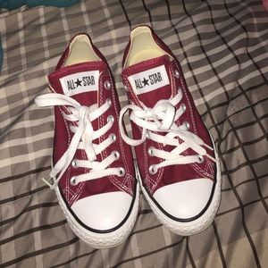 Maroon Converse