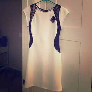 Nasty Gal cocktail dress with black lace back