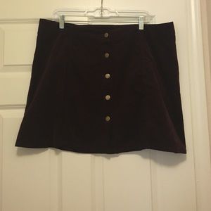 Xhilaration corduroy skirt