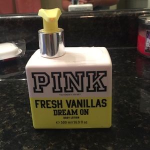 Pink lotion been used once or twice mostly full