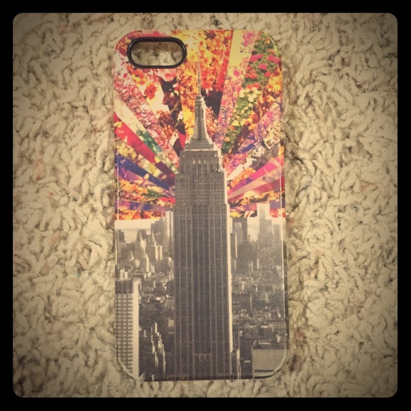 iPhone 5 case NYC floral