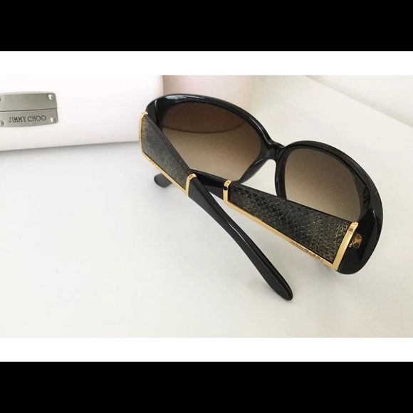 Jimmy Choo Snakeskin Sunglasses - Picture 2 of 3