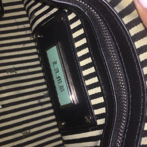 L.A.M.B. Black/white mandeville satchel - Picture 3 of 4