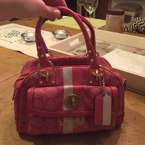 Pink Coach Purse