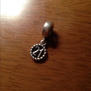 Genuine Pandora "21" Bead