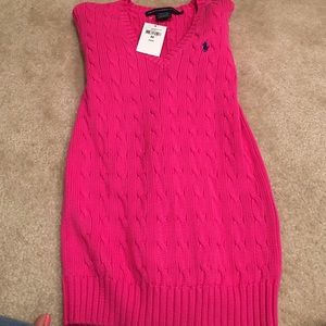 Pink Ralph Lauren sweater