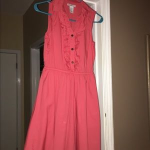 Charlotte Russe Coral sleeveless dress