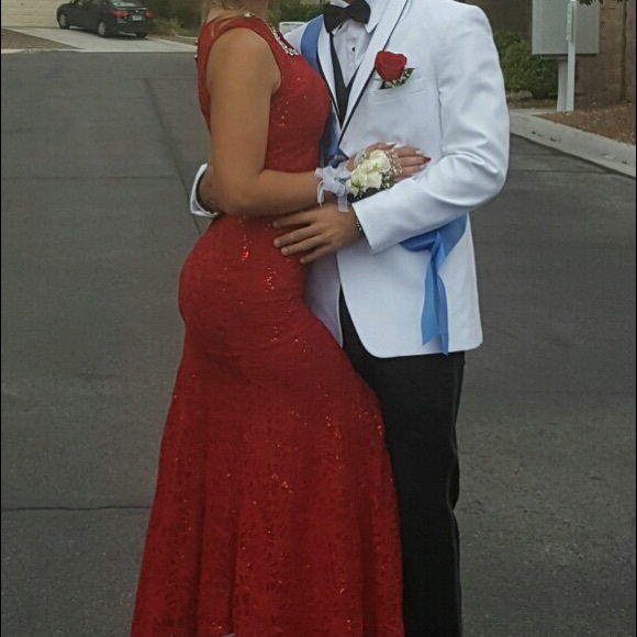 Beautiful red dress