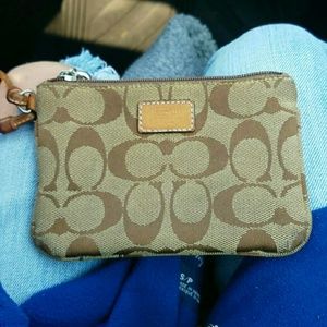 Authentic coach wristlet