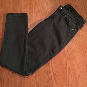 Forest green skinny jeans