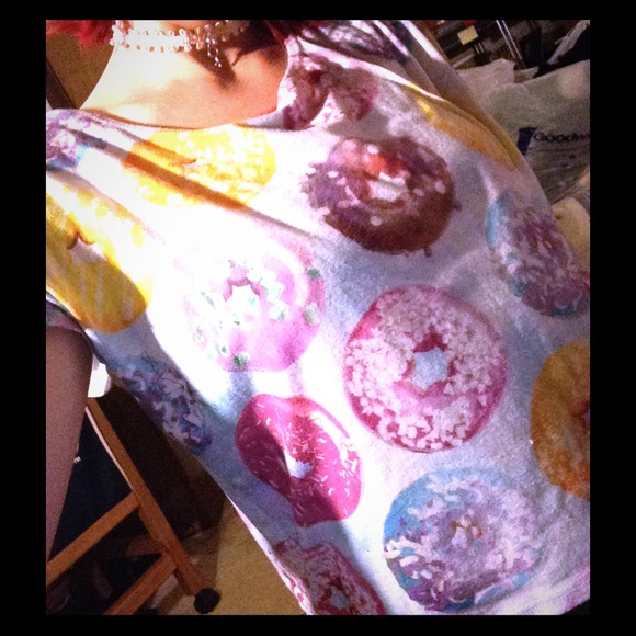 Donut Oversized Crop Top