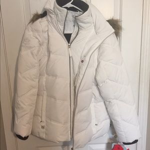Fur Lined Hooded Coat