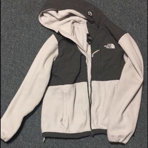 White north face fleece