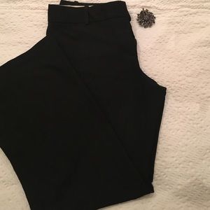 Soft black dress pants Marisa cut from the LOFT
