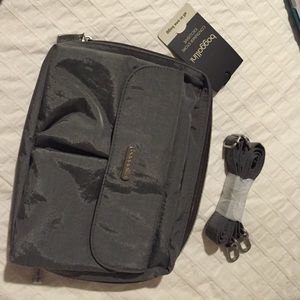 Gray baggalini travel bag NWT