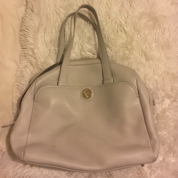 Light grey Furla tote bag
