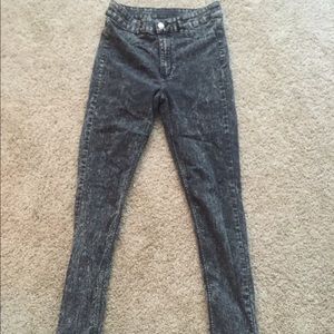 H&M Gray High Waisted Jeggings