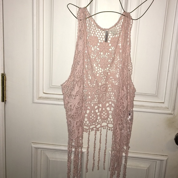 Light pink medium vest