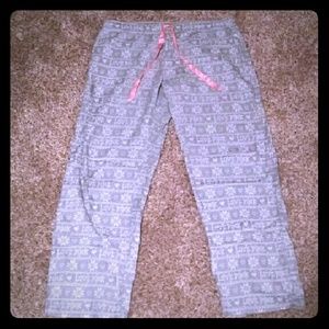 Gray Victoria's Secret Pink pajama pants
