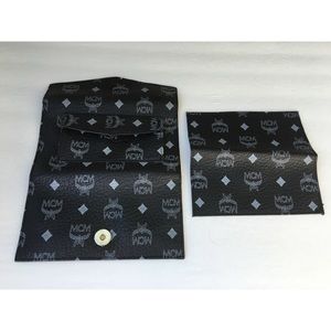 2 (Two) Piece MCM Wallet and Checkbook Set