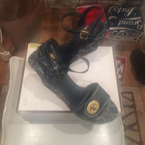 Denim wedges - Picture 2 of 2