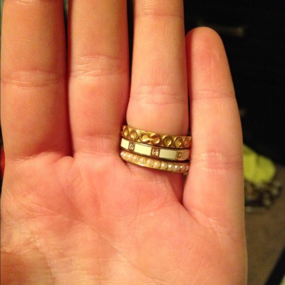 ✨ SOLD Coach Stackable Rings✨ - Picture 2 of 4