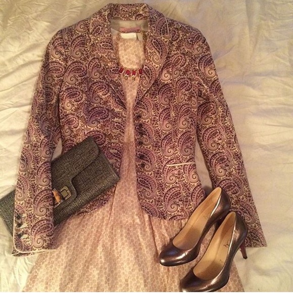 Gianni Bini paisley blazer