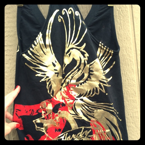 🌺Authentic Ed Hardy Top/Tunic🌺