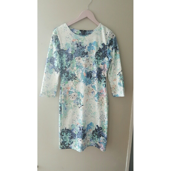 H&M Watercolor Floral Dress