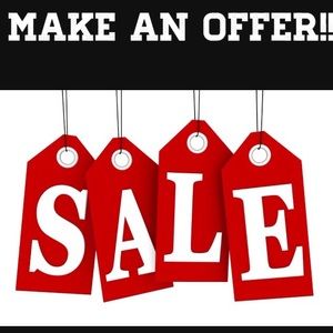 All offers will be taken under advisement!