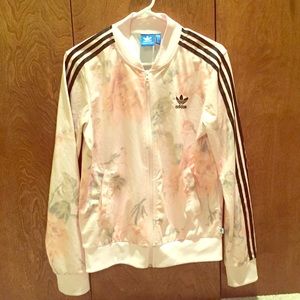 Floral pattern Adidas Jacket