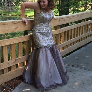 A beautiful prom dress