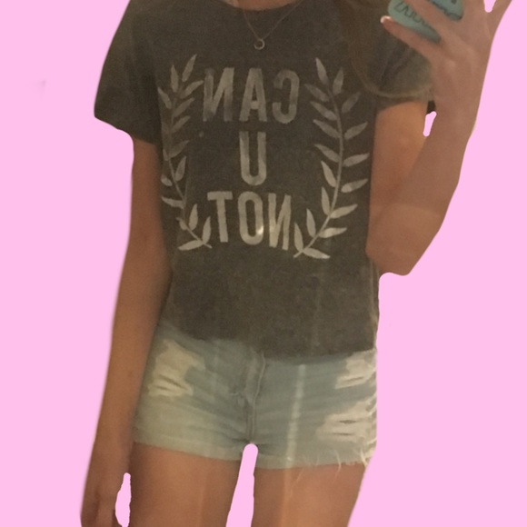 Marled Grey Can You Not Shirt🔵