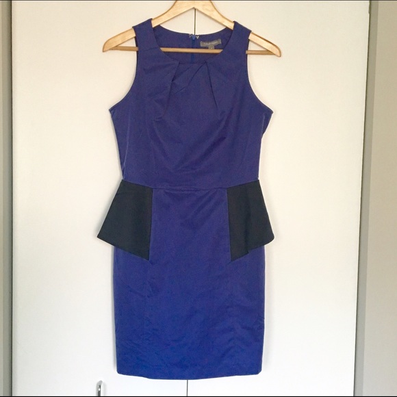 Purple peplum dress - Picture 1 of 1