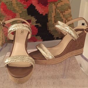 Adorable sparkly wedges