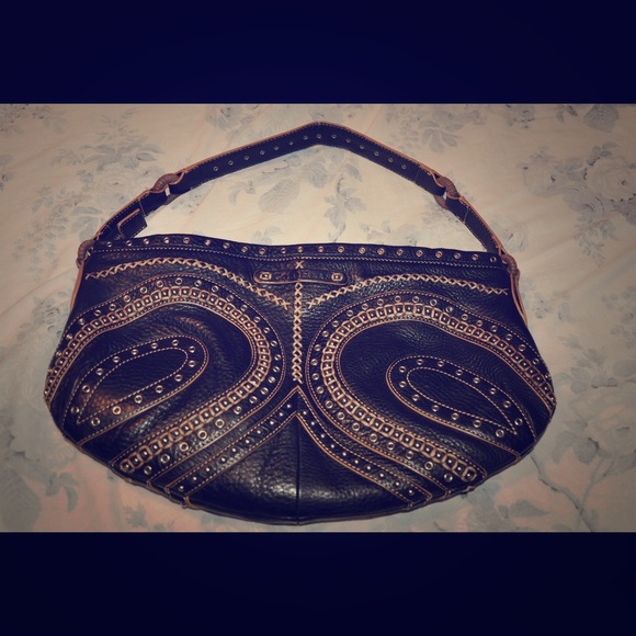 Cole Haan Handbags - Cole Haan black leather shoulder handbag satchel