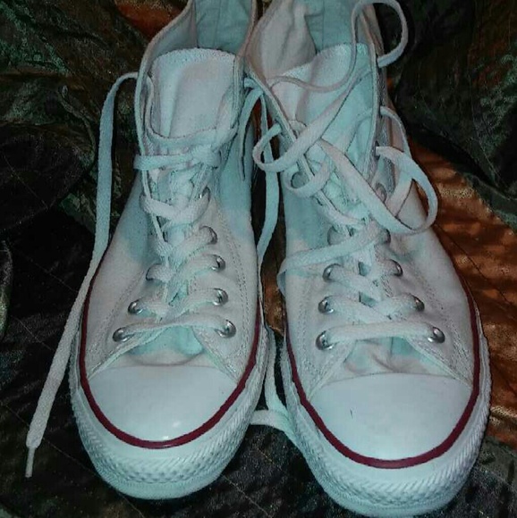 White Converse All Stars