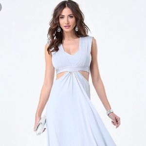 💙BEBE CUTOUT bandage high low DRESS Size XS💙
