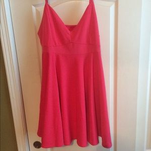 Hot pink dress