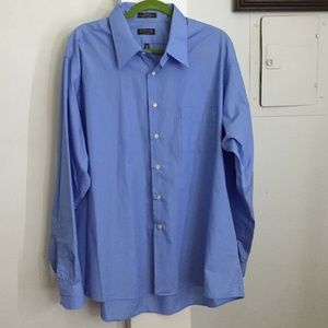 Sky blue men's dress shirt