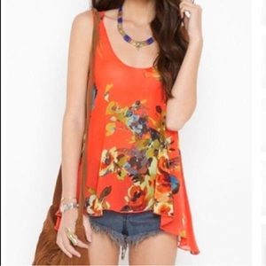 Nasty Gal 'Multi Full Bloom Tank Top'