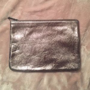Marc Jacobs Metallic Zip Clutch