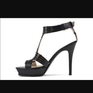 Guess Tortilla Sandal in Black Leather | NWOB