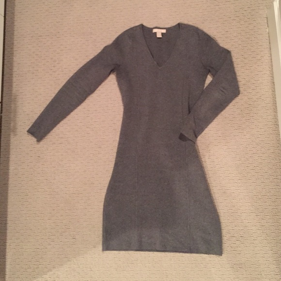 Knit long sleeve dress