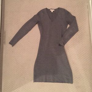 Knit long sleeve dress