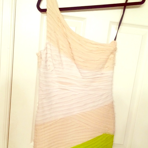 Bebe Cocktail Dress • One Shoulder