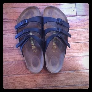 Birkenstock size 8 shoes.  Worn twice.