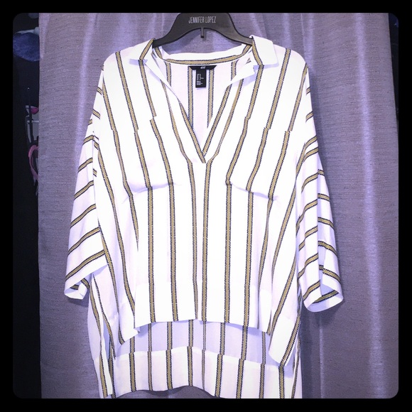 Patterned chiffon shirt