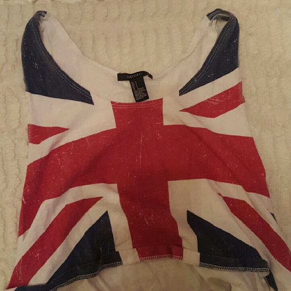 British flag crop top!