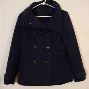 H&M Navy Peacoat